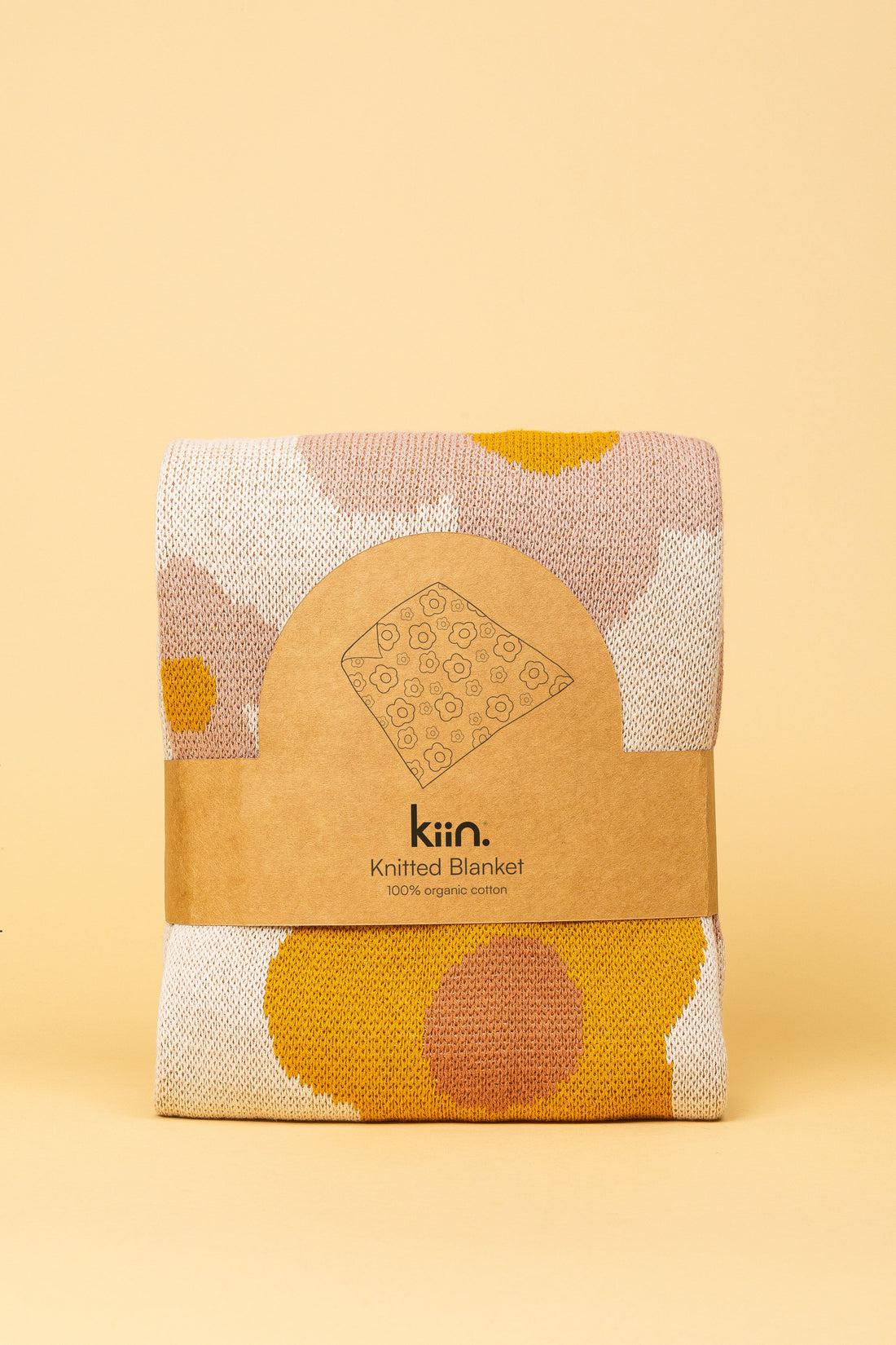 Organic Cotton Knitted Bloom Blanket-Nursery & Nurture-Kiin-The Bay Room