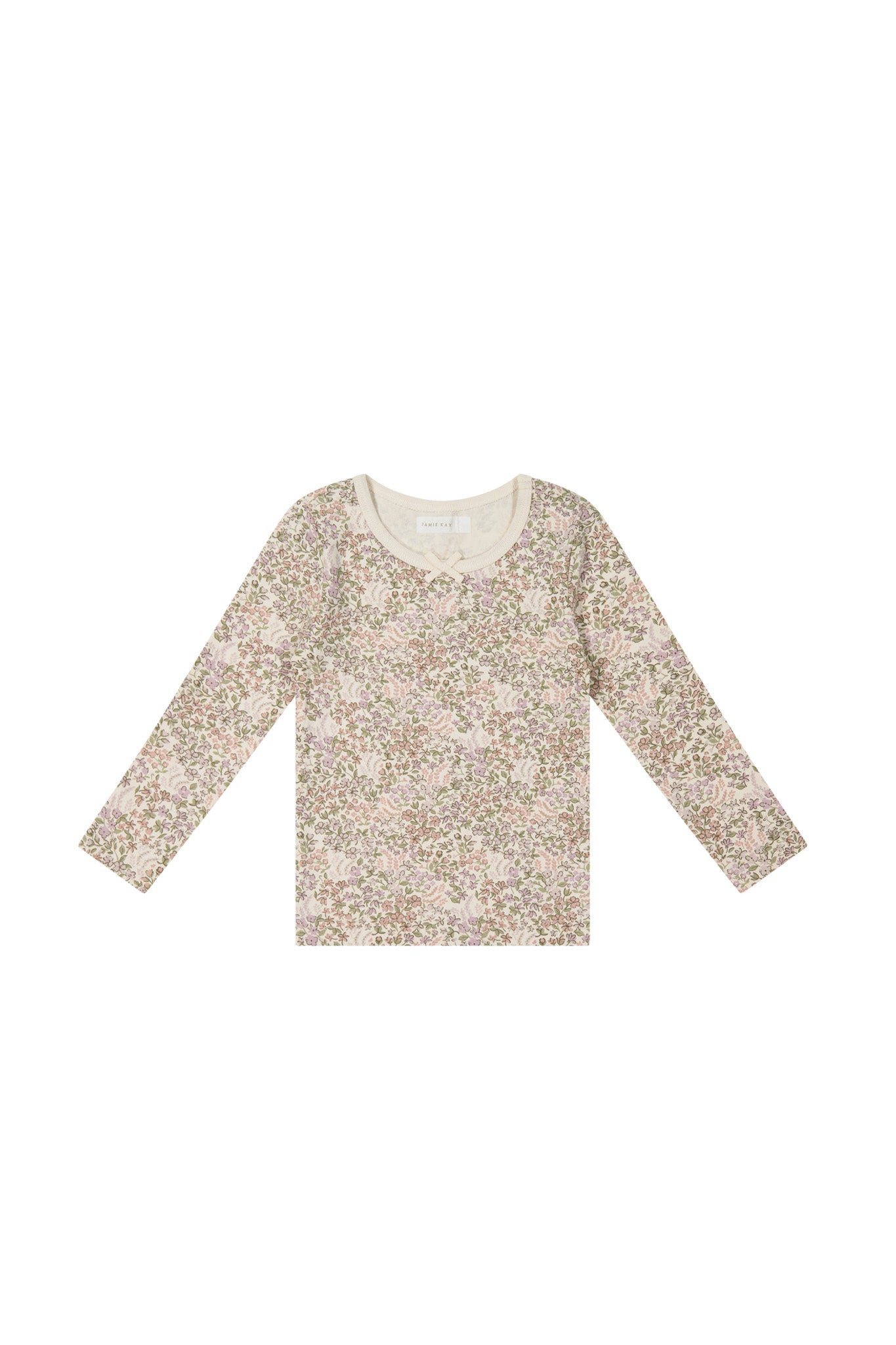 Organic Cotton Long Sleeve Top - April Eggnog-Clothing & Accessories-Jamie Kay-The Bay Room