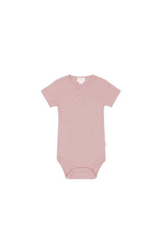 Organic Cotton Modal Darcy Rib Tee Bodysuit - Doll-Clothing & Accessories-Jamie Kay-The Bay Room