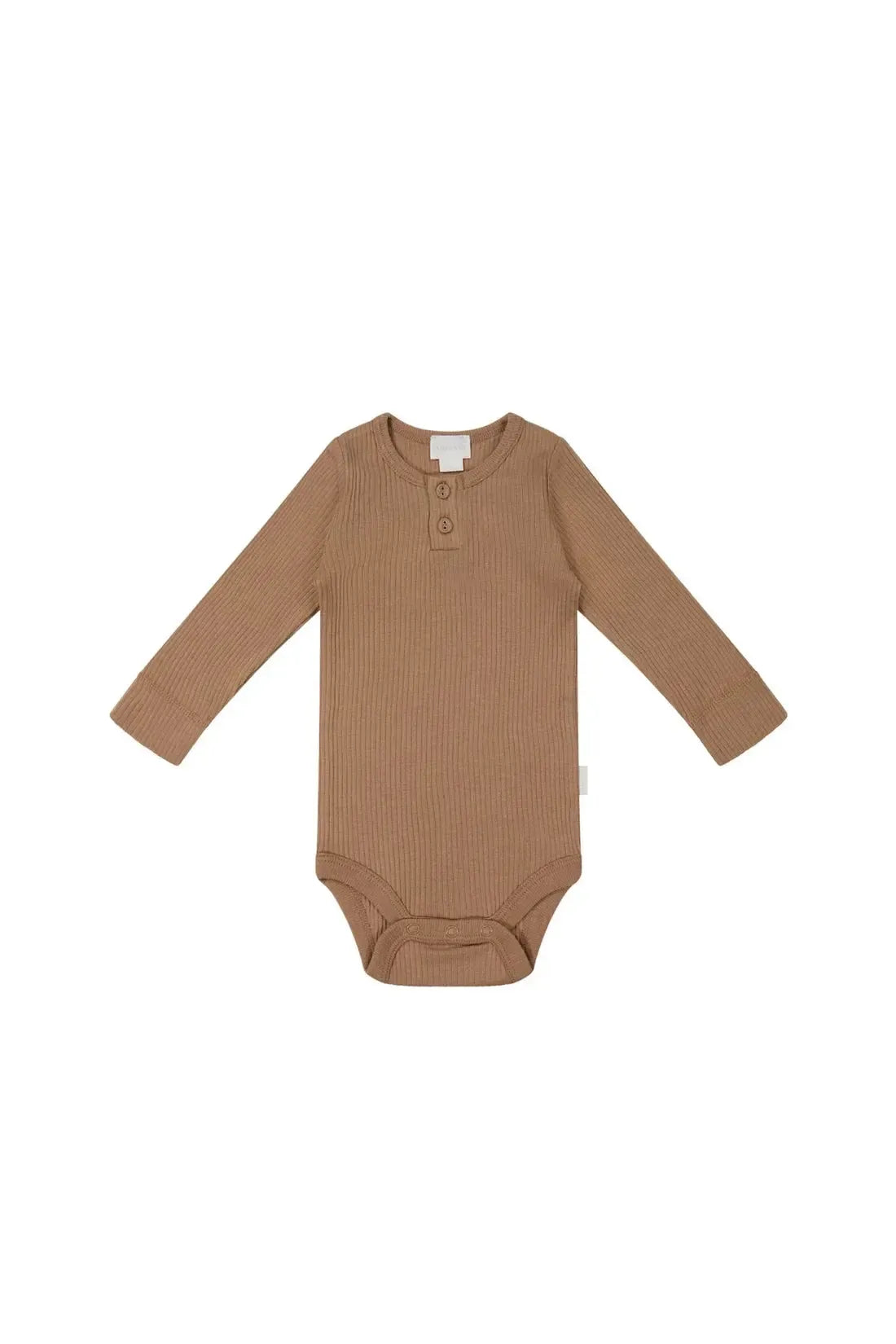 Organic Cotton Modal Long Sleeve Bodysuit - Cavern Clay-Clothing & Accessories-Jamie Kay-The Bay Room