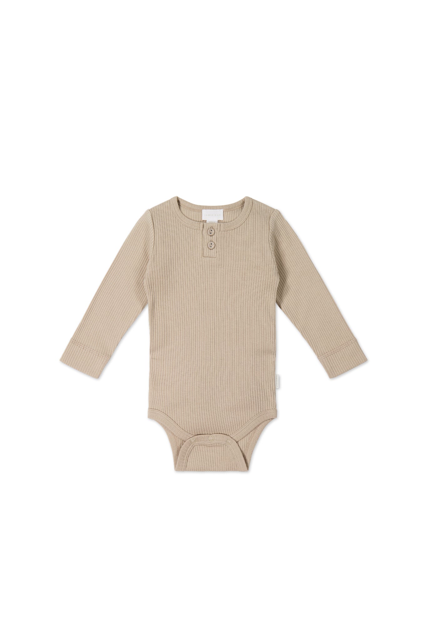 Organic Cotton Modal Long Sleeve Bodysuit - Fawn-Clothing & Accessories-Jamie Kay-The Bay Room