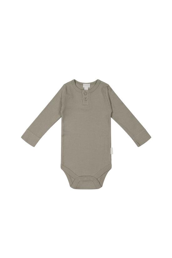 Organic Cotton Modal Long Sleeve Bodysuit - Twig-Clothing & Accessories-Jamie Kay-The Bay Room