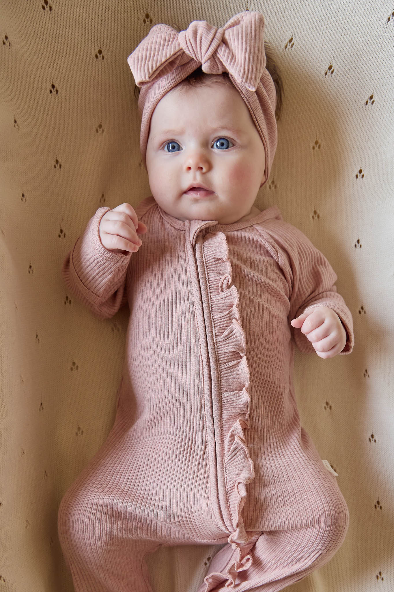 Organic Cotton Modal Melanie Onepiece - Peony Marle-Clothing & Accessories-Jamie Kay-The Bay Room