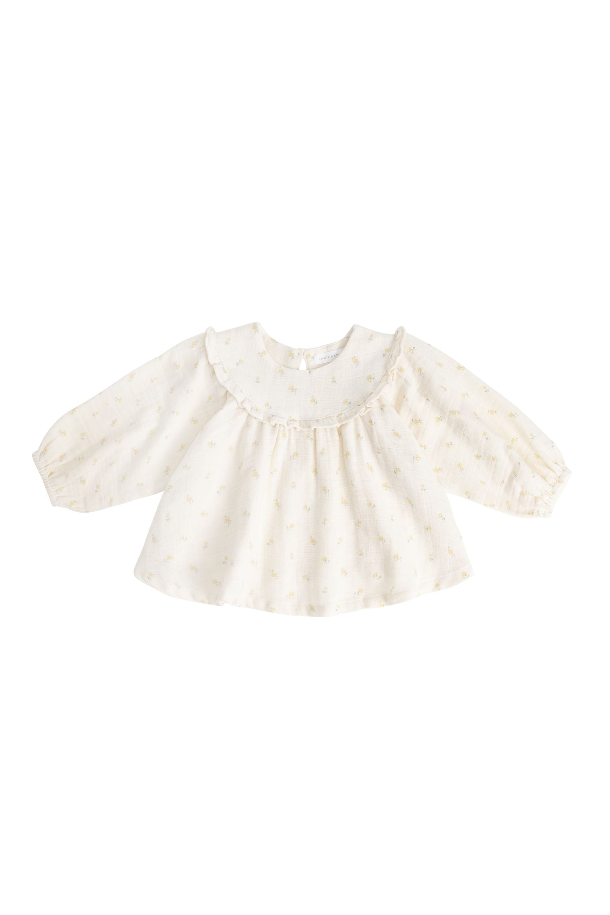 Organic Cotton Muslin Amira Blouse - Vintage Ditsy-Clothing & Accessories-Jamie Kay-The Bay Room
