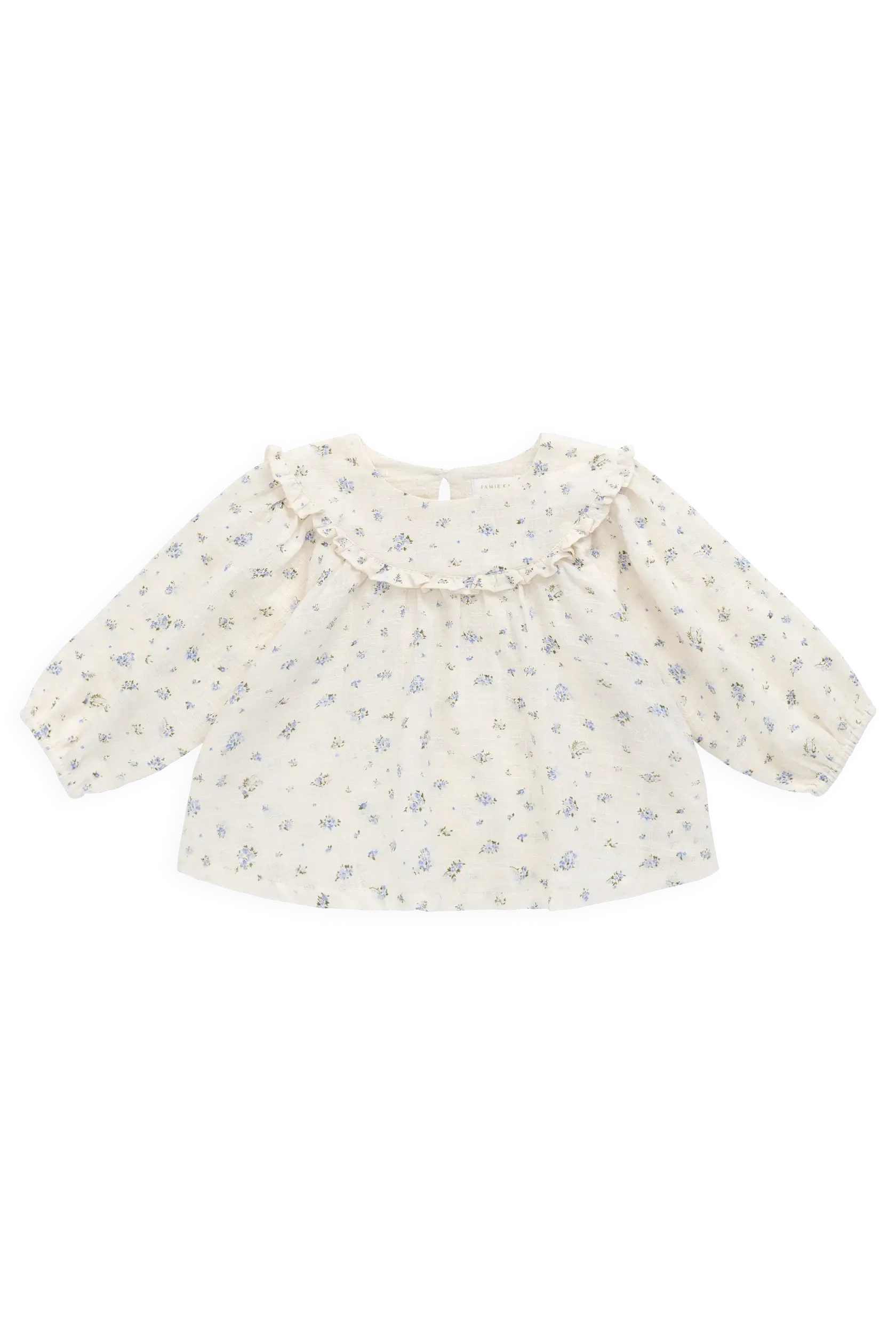 Organic Cotton Nathalie Blouse - Juniper Fields Blue-Clothing & Accessories-Jamie Kay-The Bay Room