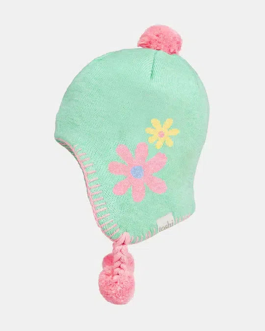 Organic Earmuff Storytime - Daisy-Hats & Beanies-Toshi-The Bay Room