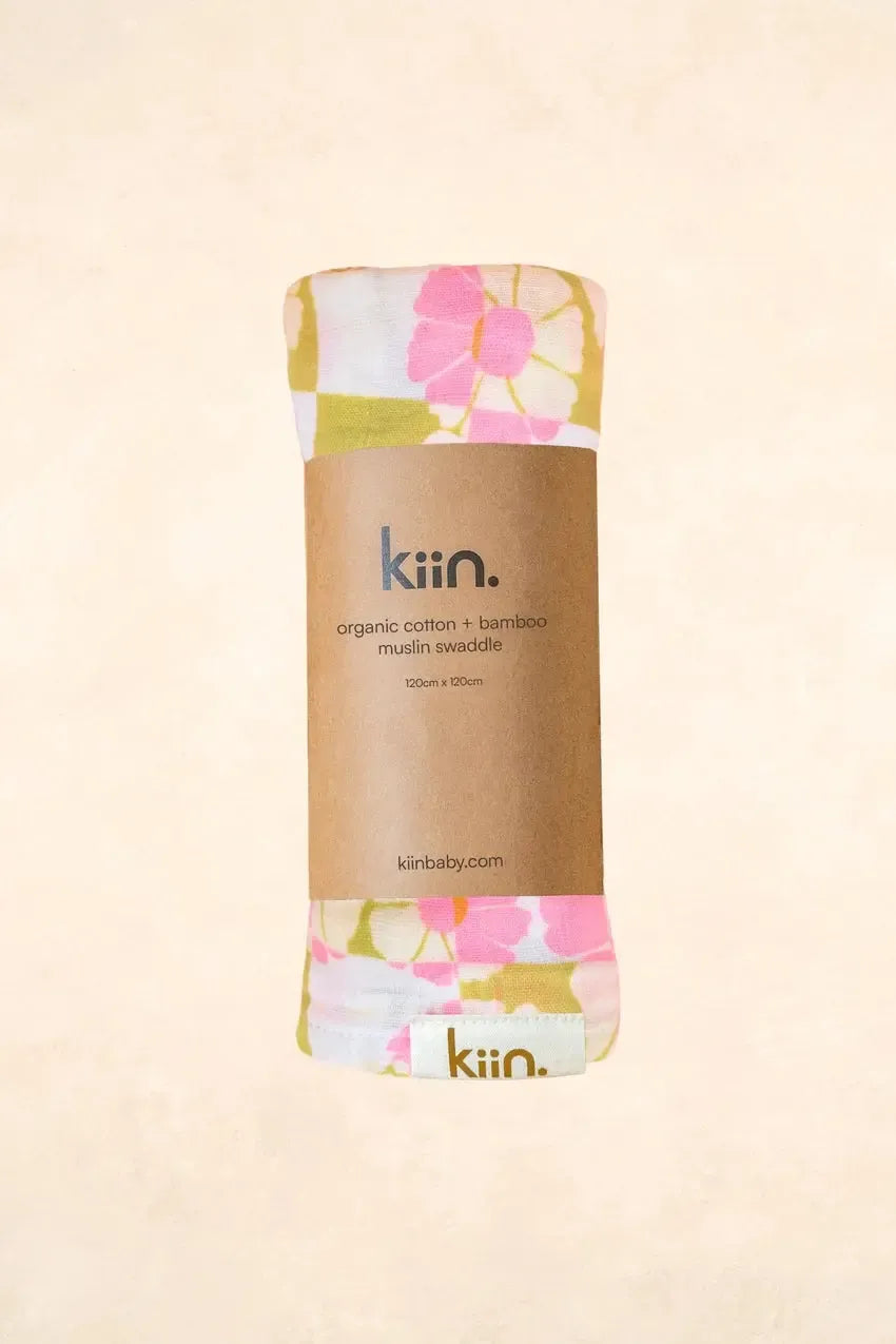 Organic Muslin Swaddle - Whimsy-Nursery & Nurture-Kiin-The Bay Room