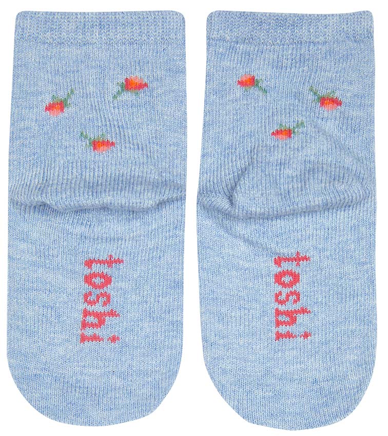 Organic Socks Ankle Jacquard - Skyla-Shoes & Socks-Toshi-The Bay Room