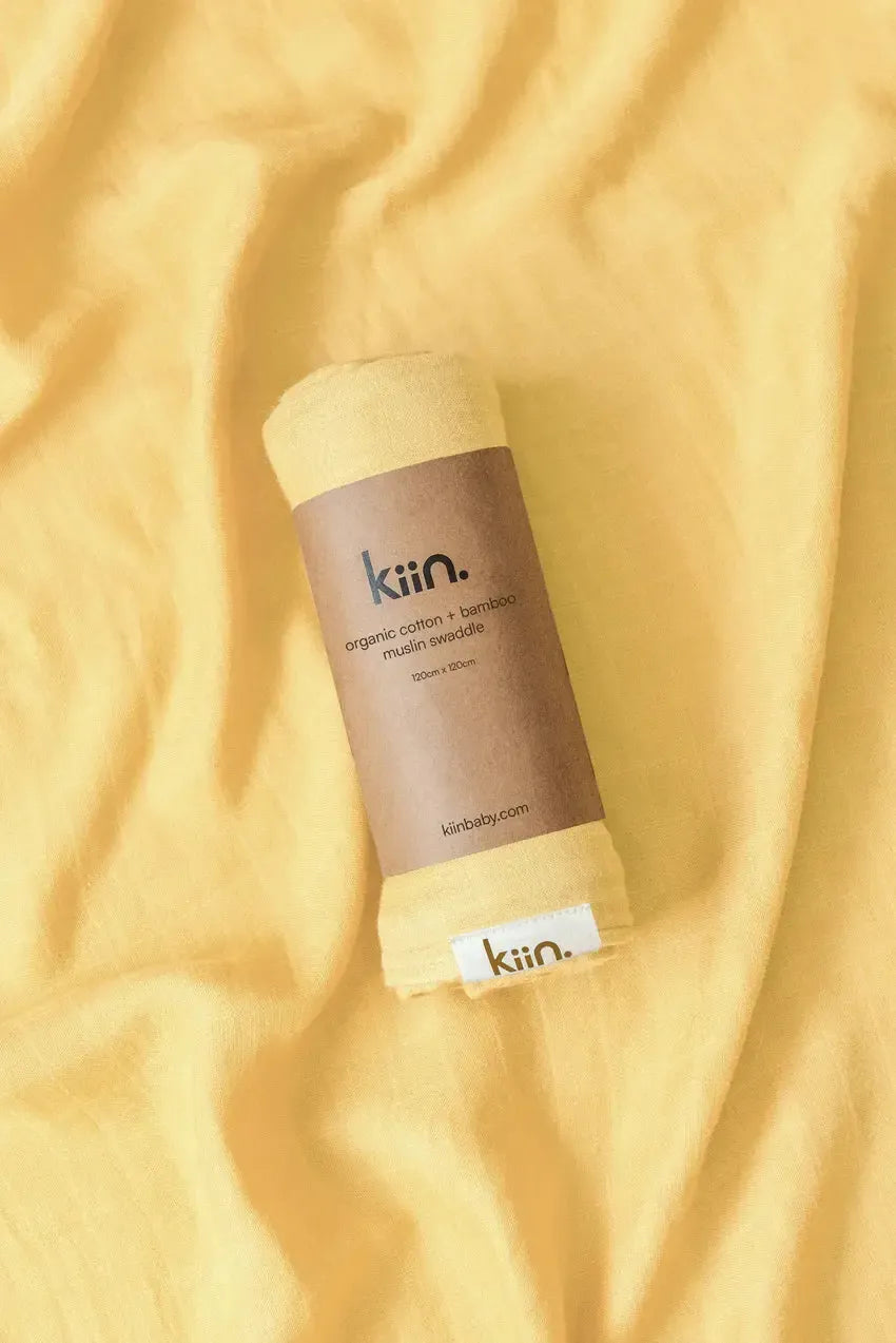 Organic Swaddle - Buttercup-Nursery & Nurture-Kiin-The Bay Room