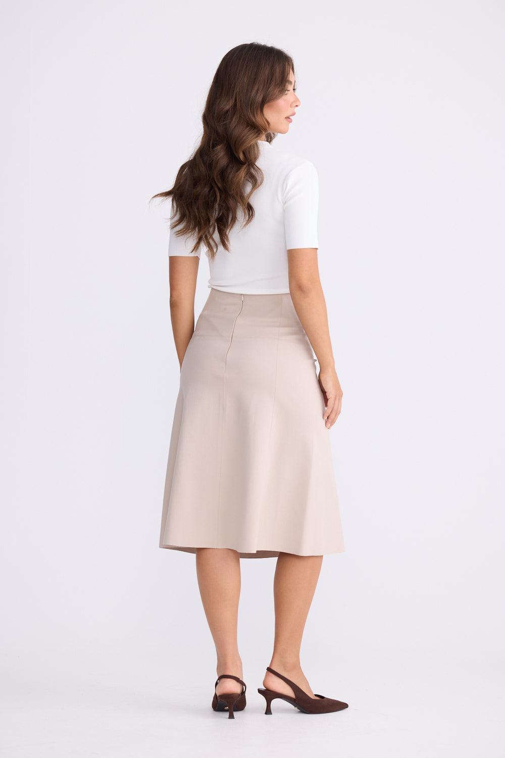 Oriane Skirt - Oat-Skirts-Brave & True-The Bay Room