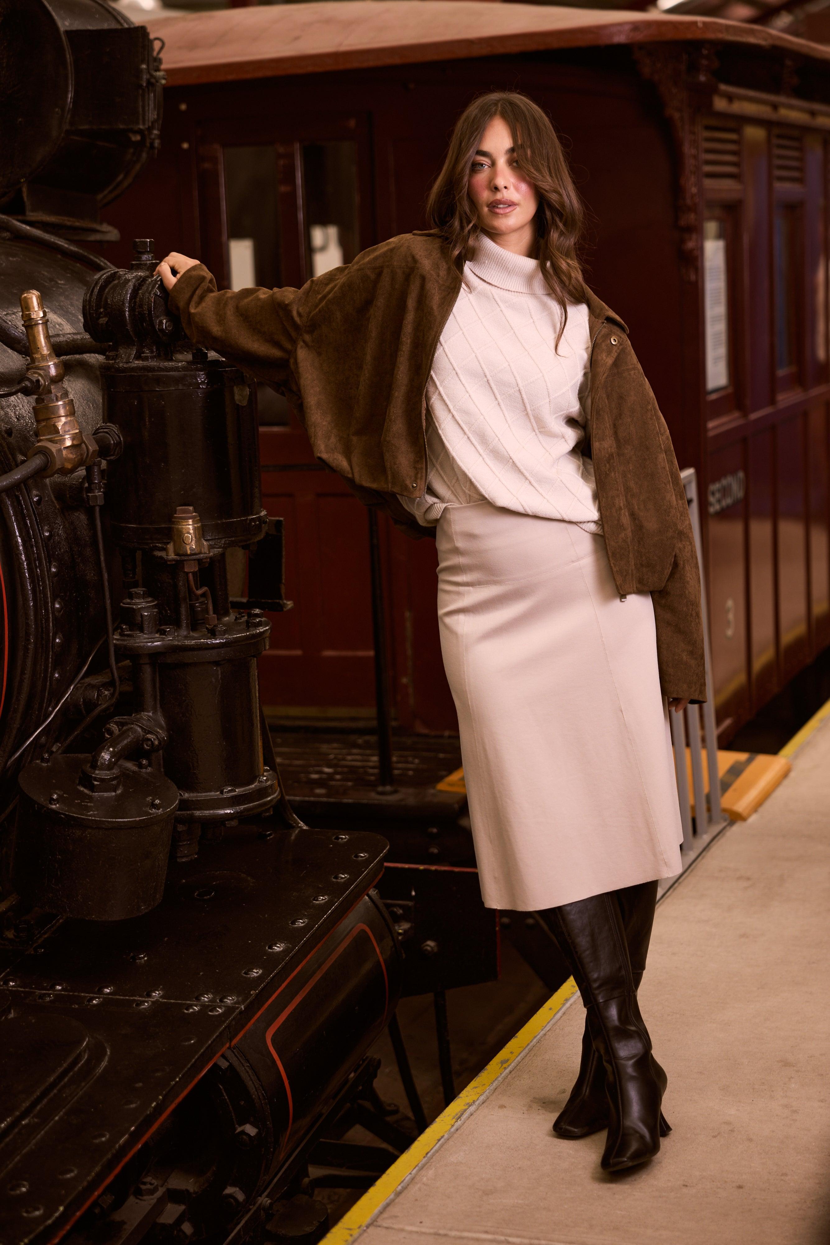 Oriane Skirt - Oat-Skirts-Brave & True-The Bay Room