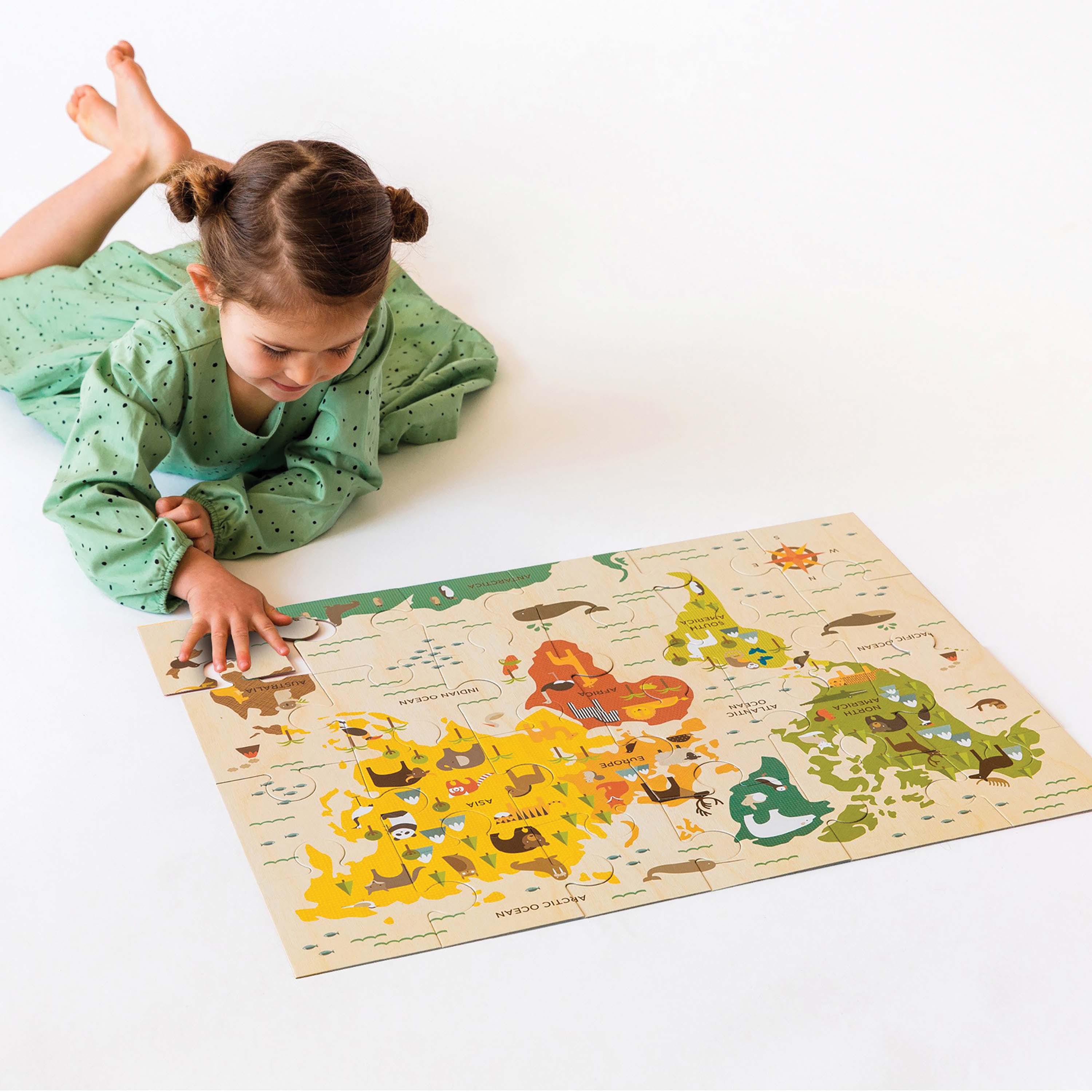 Our World Floor Puzzle-Toys-Petit Collage-The Bay Room