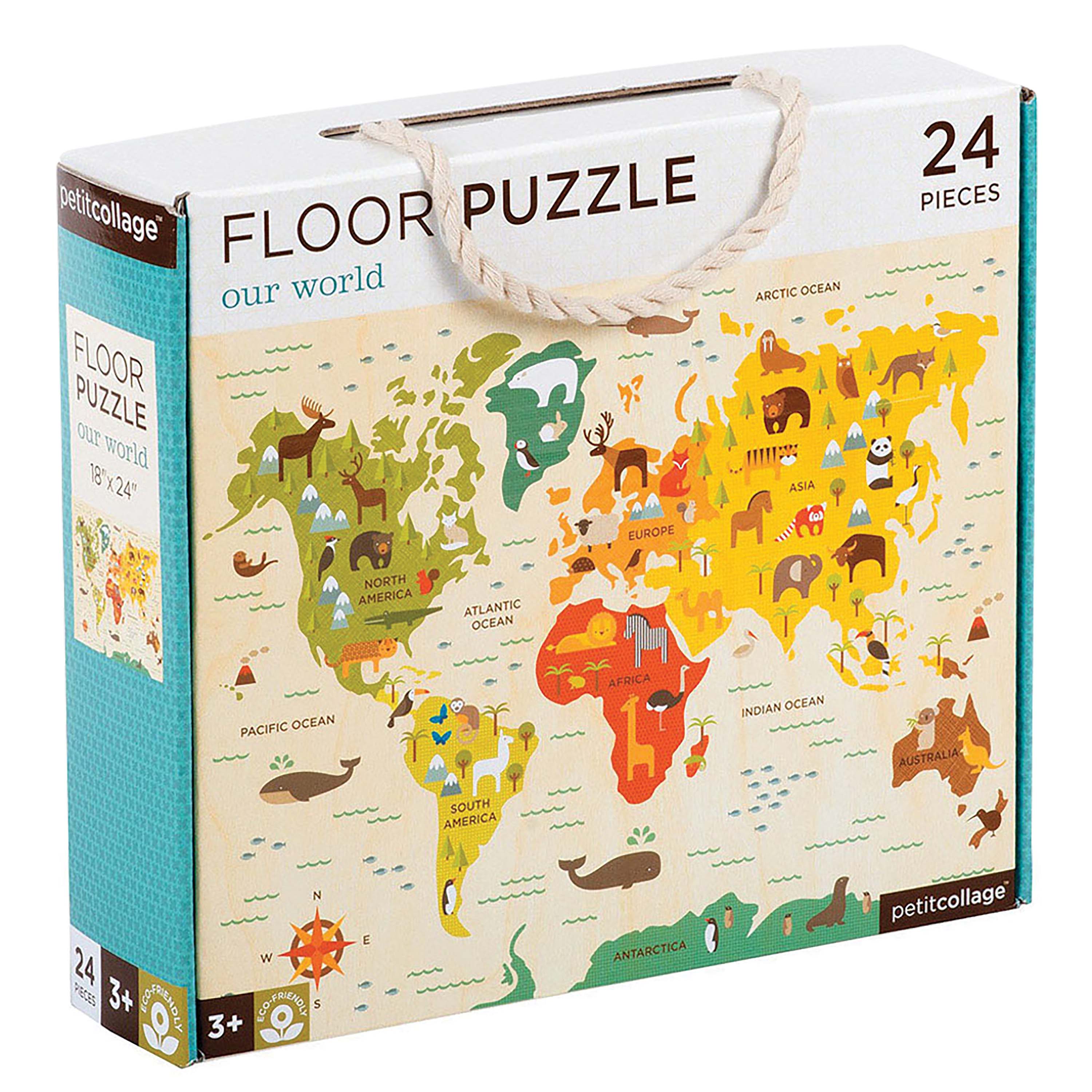 Our World Floor Puzzle-Toys-Petit Collage-The Bay Room