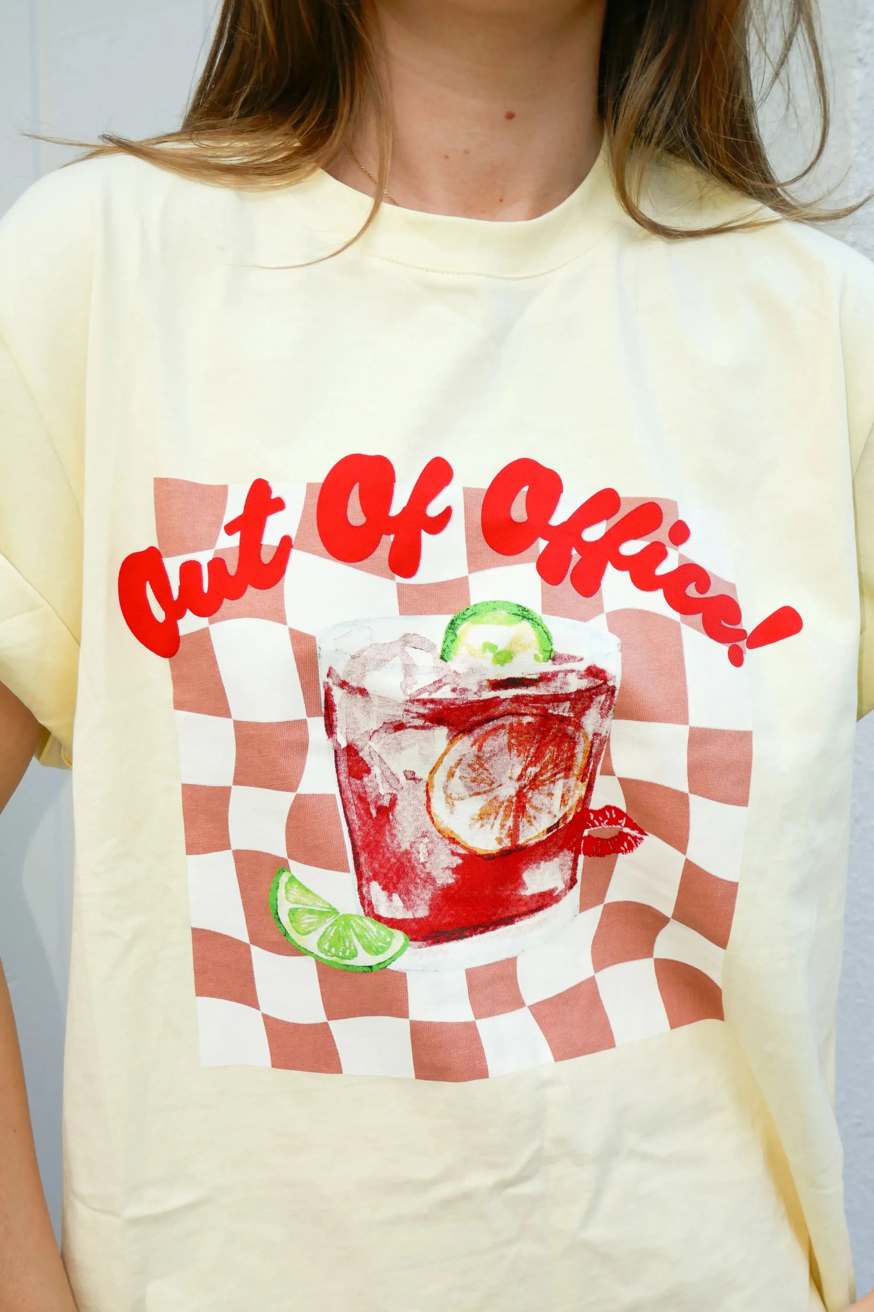 Out Of Office - Vintage Wash Lemon-Tops-Cartel & Willow-The Bay Room