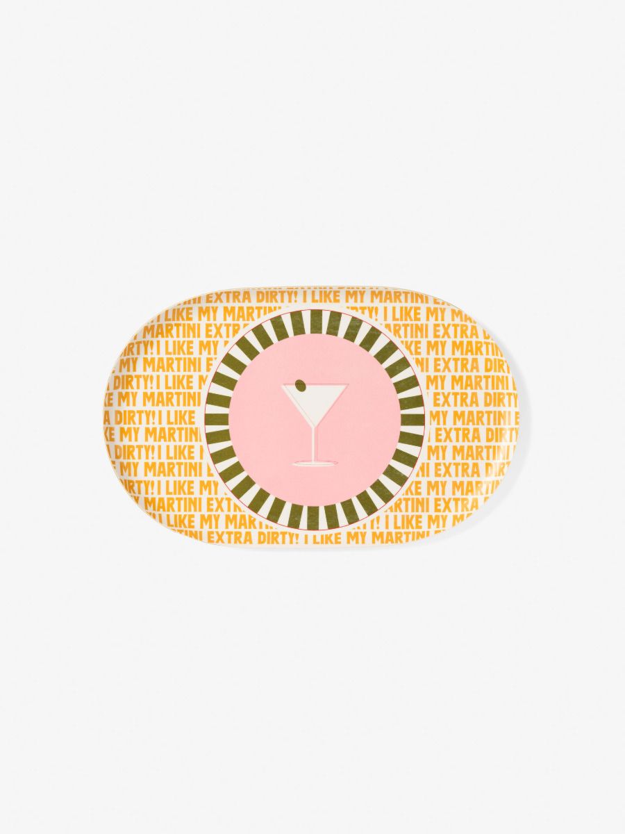 Oval Tray Sunnie I Like My Martini Extra Dirty-Dining & Entertaining-Hottie-The Bay Room