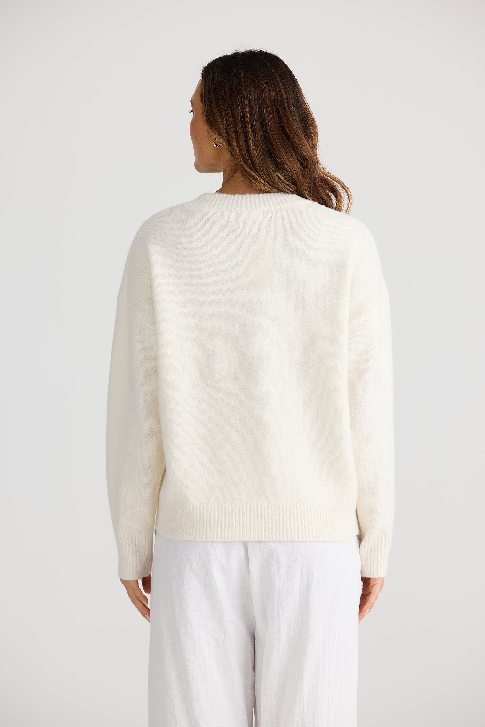 Overboard Knit - Off White-Knitwear & Jumpers-Holiday-The Bay Room