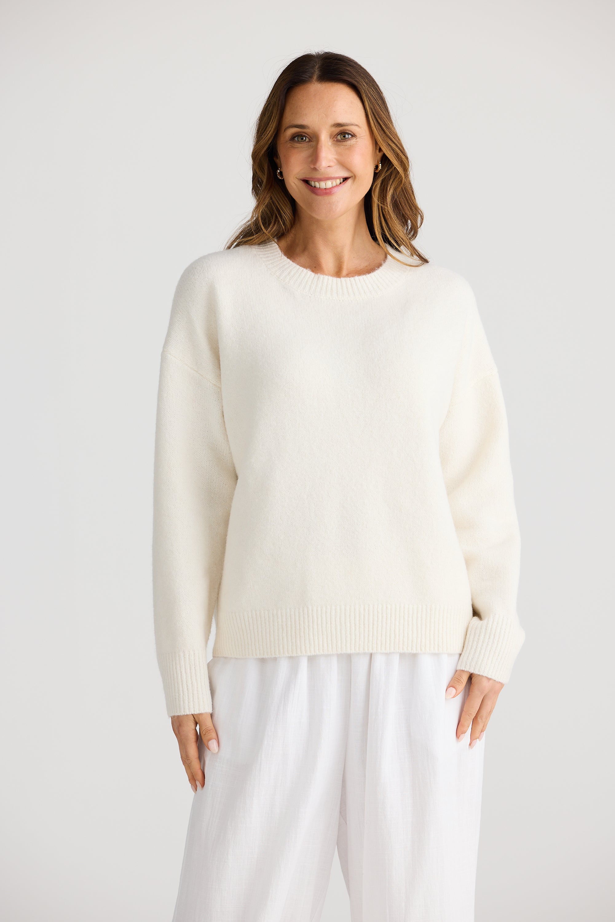 Overboard Knit - Off White-Knitwear & Jumpers-Holiday-The Bay Room