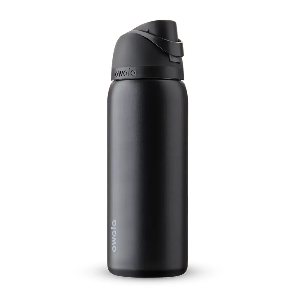 Owala Freesip Stainless Steel Insulated Bottle 946mL - Very Very Dark-Travel & Outdoors-Owala-The Bay Room