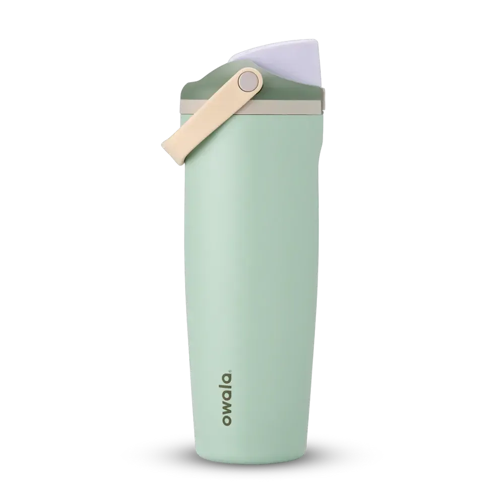 Owala Freesip Sway Stainless Steel Insulated Bottle 890mL - Eucalyptus-Travel & Outdoors-Owala-The Bay Room