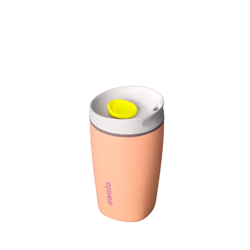 Owala Smoothsip Slider Stainless Steel Insulated Travel Cup 355mL - Peachy Keen-Travel & Outdoors-Owala-The Bay Room