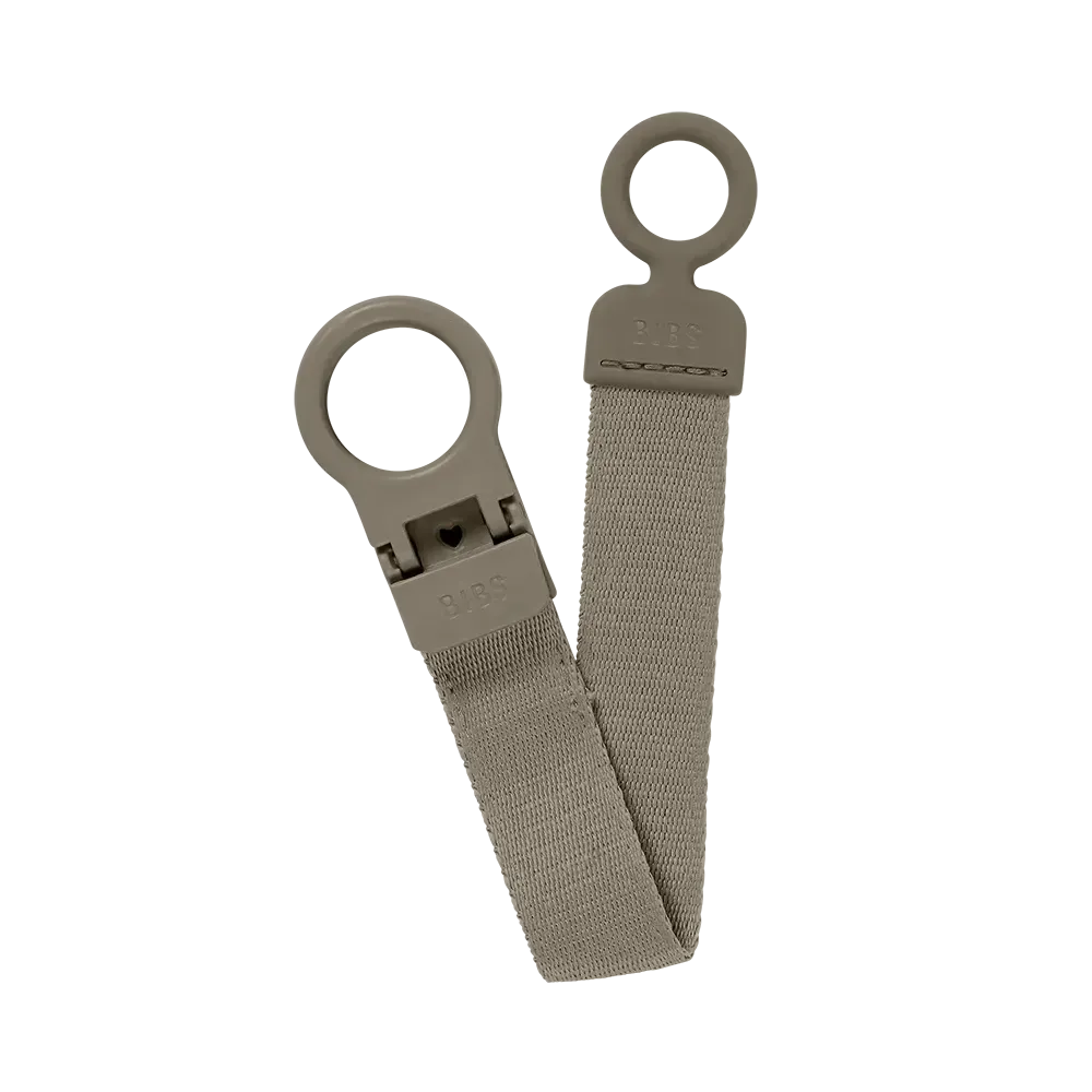 Pacifier Clip Loop - Dark Oak-Nursery & Nurture-BIBS-The Bay Room