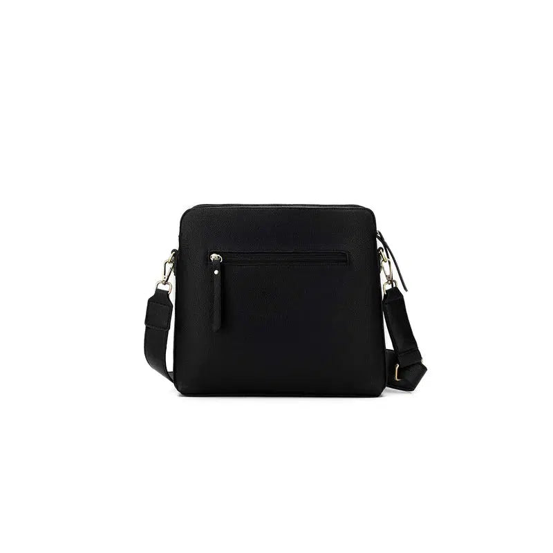 Paige Crossbody Bag - Black-Bags & Clutches-Black Caviar Designs-The Bay Room