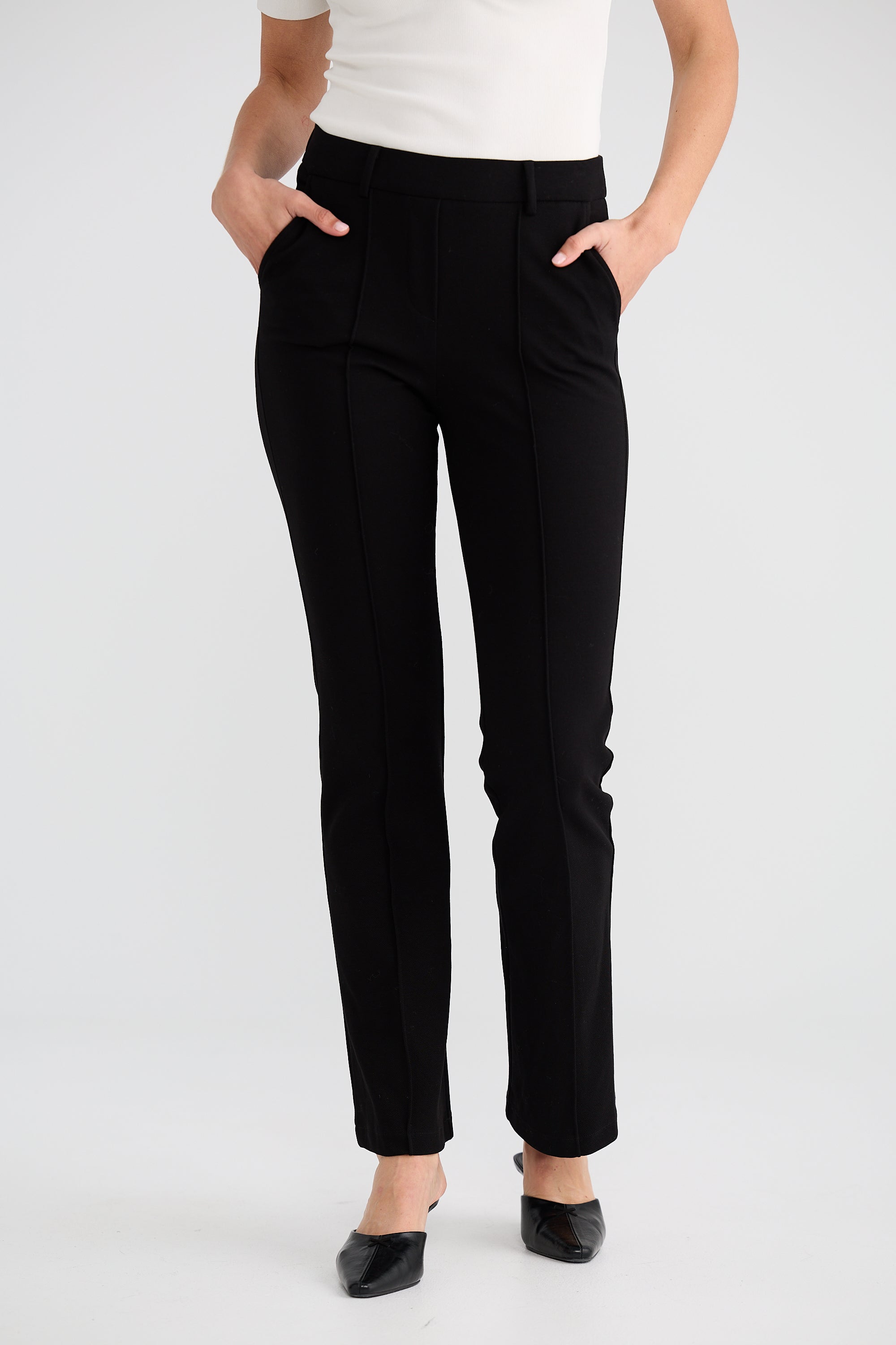 Paige Pant - Black-Pants-Brave & True-The Bay Room