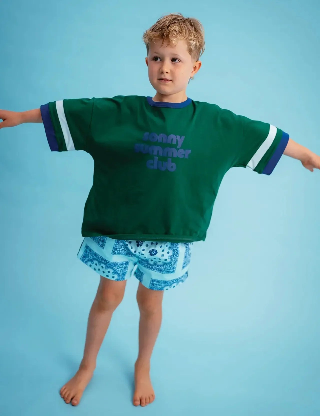 Paisley Shorties - Ocean-Clothing & Accessories-Sonny Label-The Bay Room