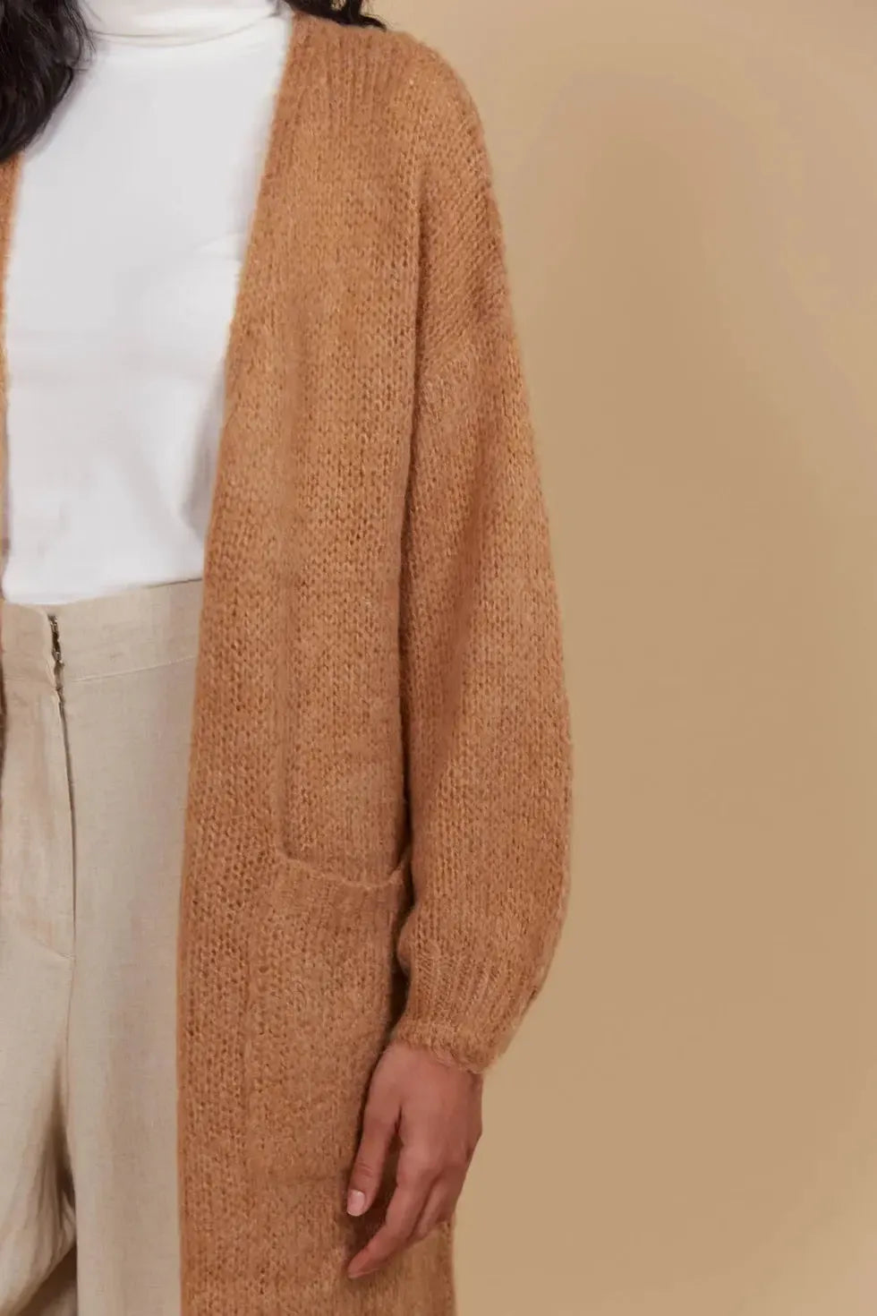 Pallas Cardigan - Toffee-Knitwear & Jumpers-Isle Of Mine-The Bay Room