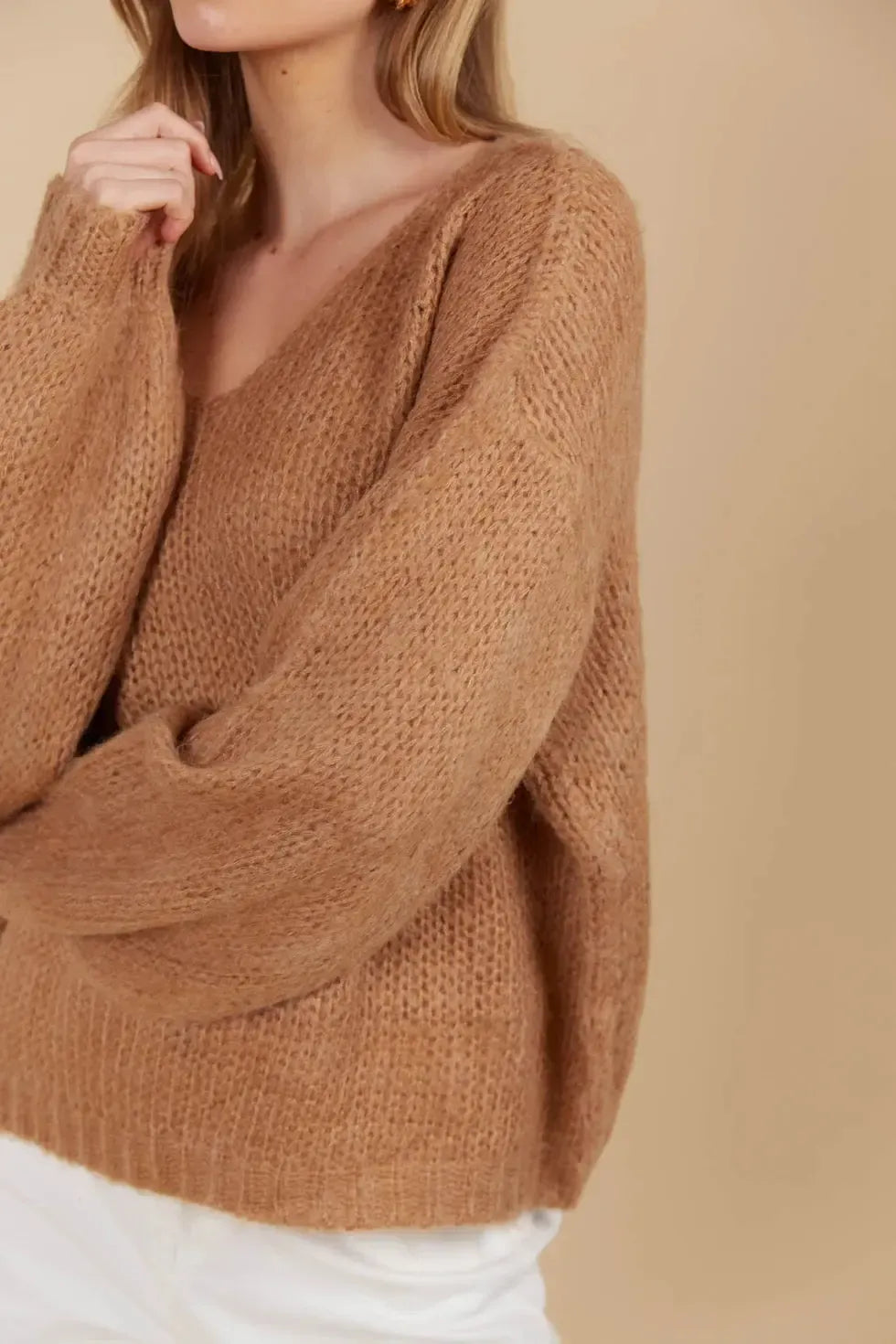 Pallas Jumper - Toffee-Knitwear & Jumpers-Isle Of Mine-The Bay Room