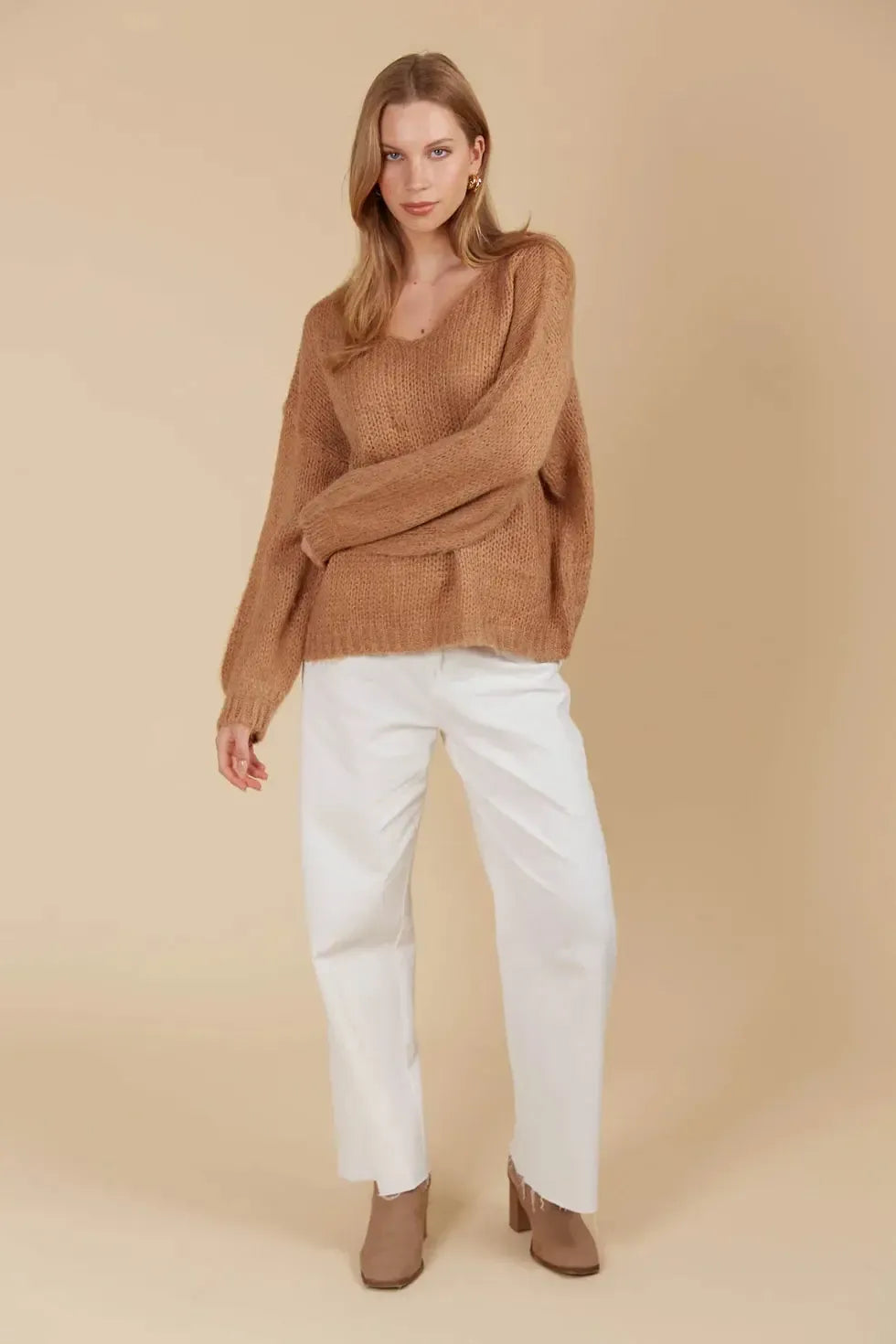 Pallas Jumper - Toffee-Knitwear & Jumpers-Isle Of Mine-The Bay Room