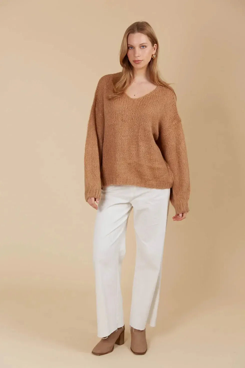 Pallas Jumper - Toffee-Knitwear & Jumpers-Isle Of Mine-The Bay Room