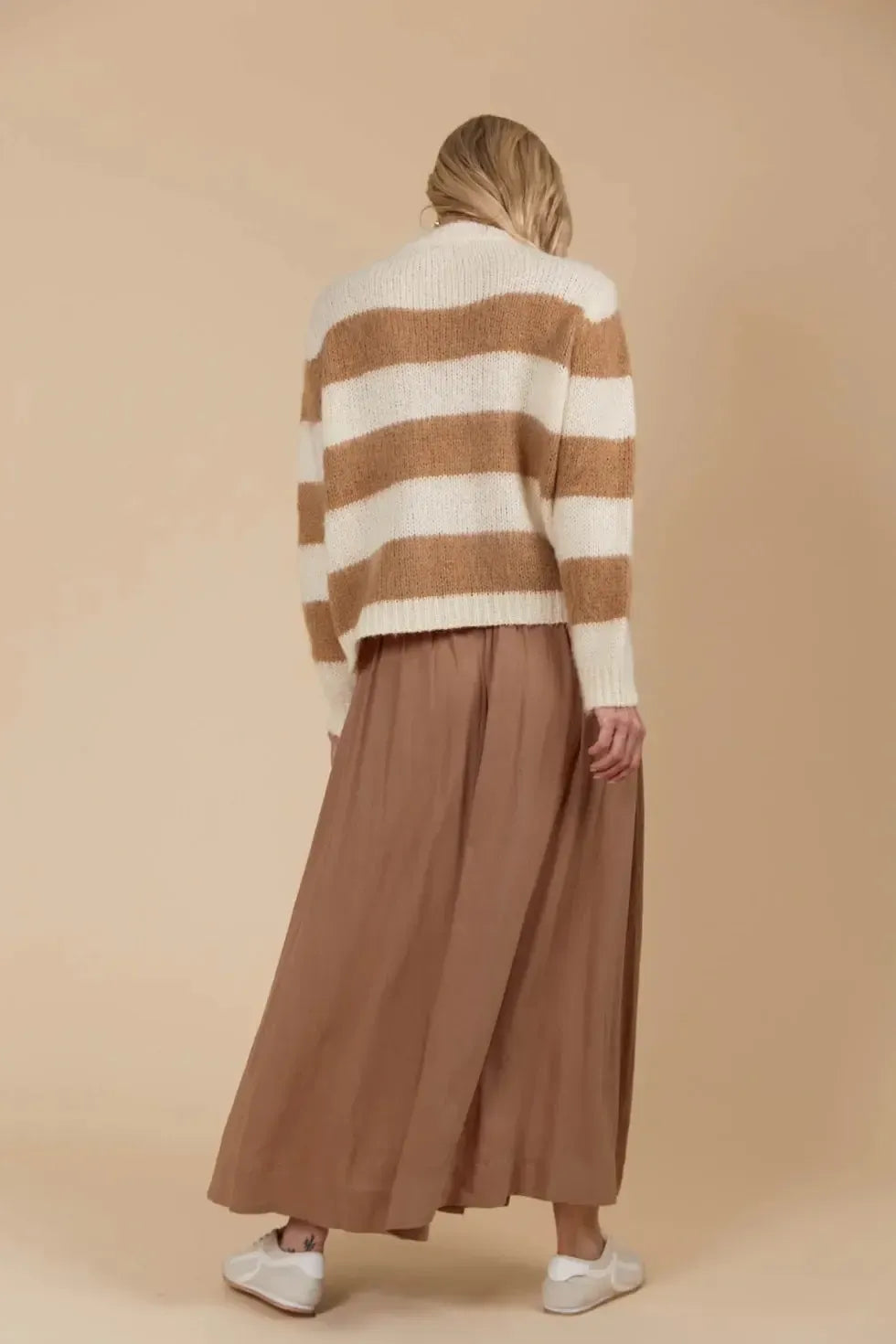 Pallas Stripe Jumper - Toffee-Knitwear & Jumpers-Isle Of Mine-The Bay Room