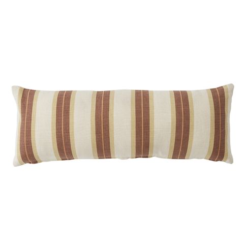 Palma Cotton Cushion 25x70cm Russet/Natural-Soft Furnishings-Coast To Coast Home-The Bay Room