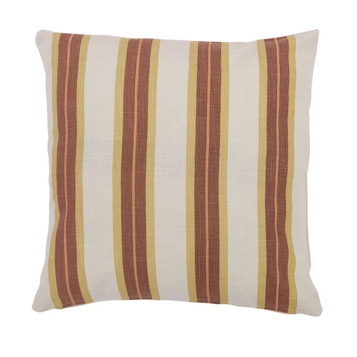 Palma Cotton Cushion 50x50cm Russet/Natural-Soft Furnishings-Coast To Coast Home-The Bay Room