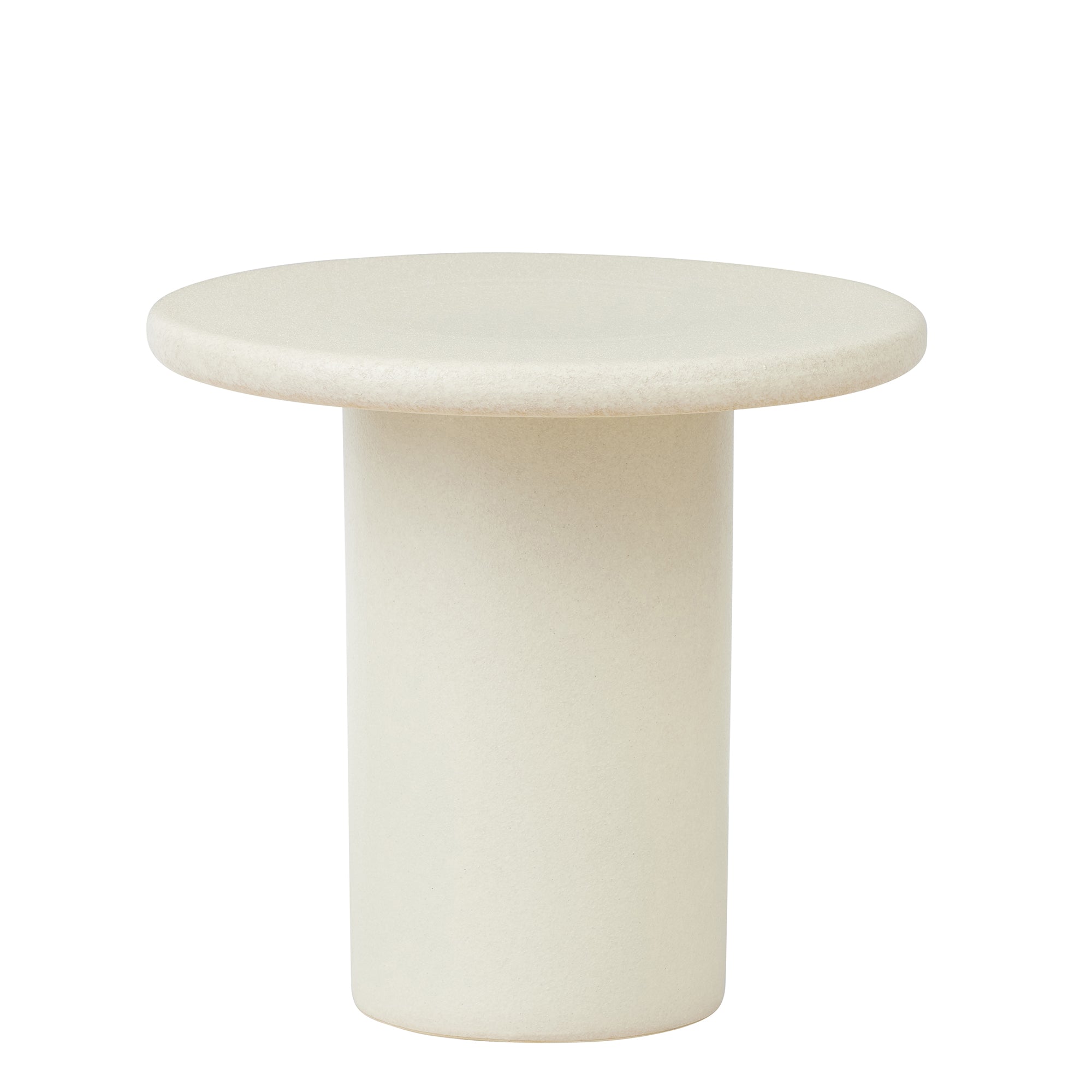 Palmer Ceramic Table 40.5x35.5cm Ivory-Furniture-Coast To Coast Home-The Bay Room