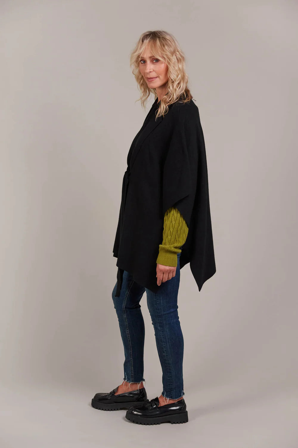 Palmer Knit Cape - Black-General-Eb & Ive-The Bay Room