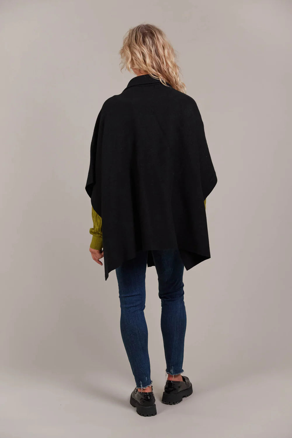 Palmer Knit Cape - Black-General-Eb & Ive-The Bay Room