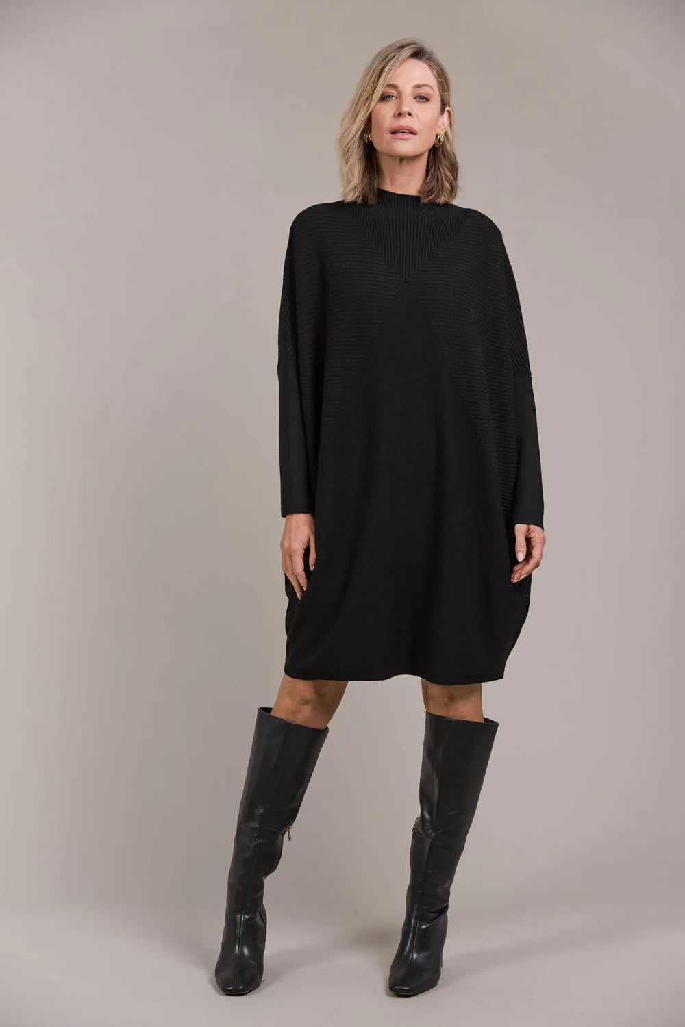 Palmer Oversize Knit - Black-General-Eb & Ive-The Bay Room