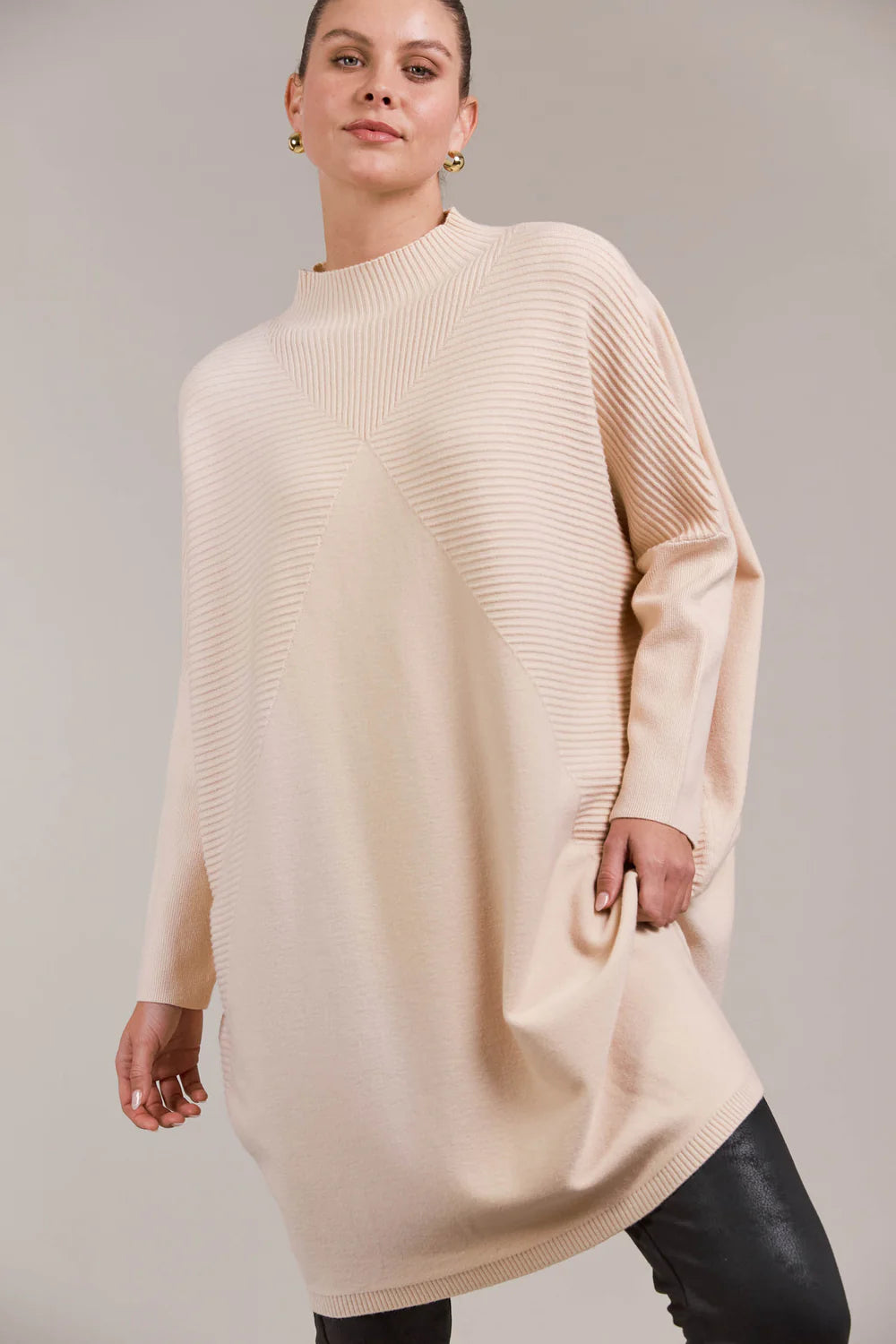 Palmer Oversize Knit - Ecru-General-Eb & Ive-The Bay Room