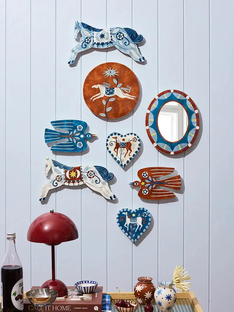 Paloma Circle Horse-Wall Decor-Jones & Co-The Bay Room