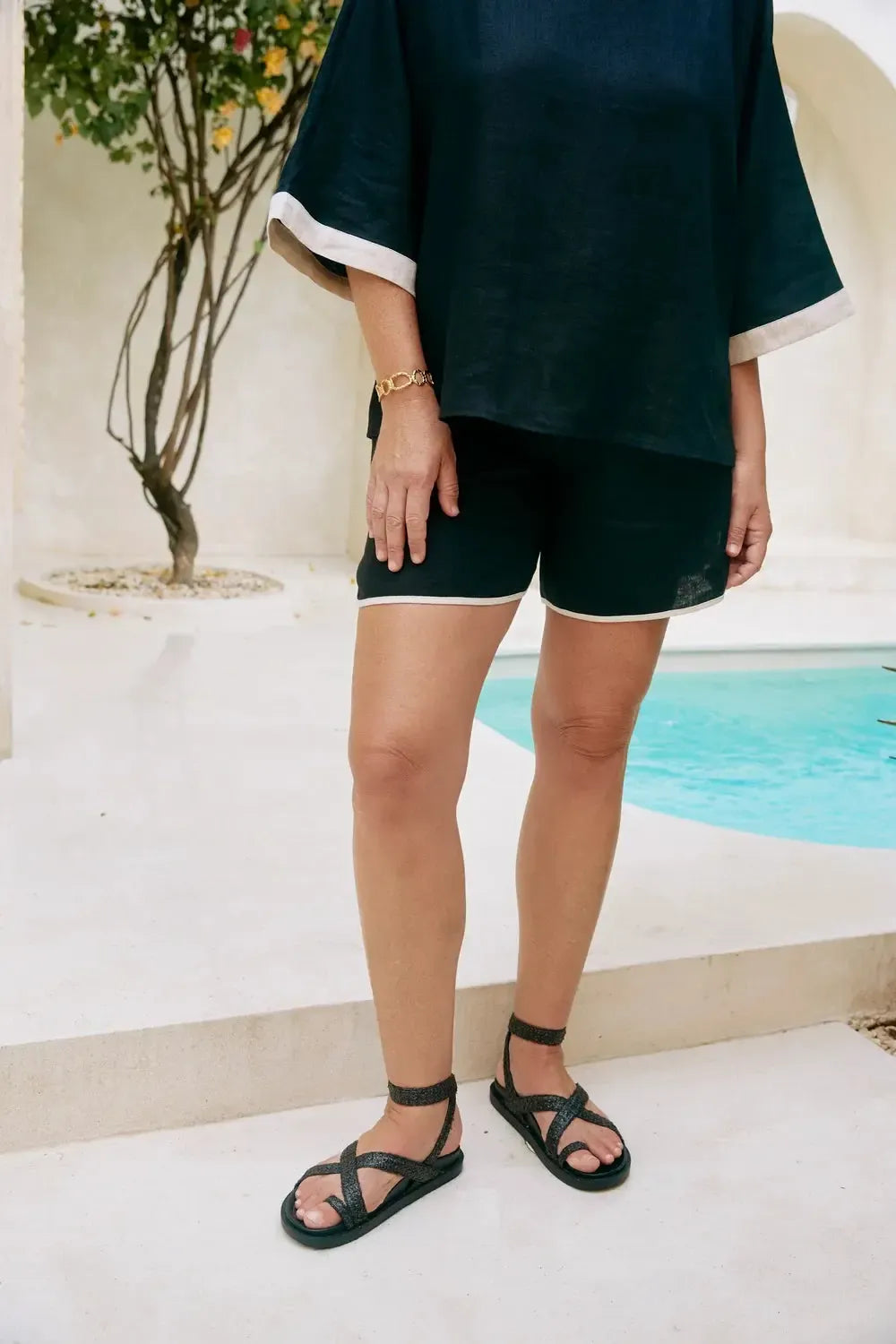 Paloma Sandal - Black-Footwear-Eb & Ive-The Bay Room