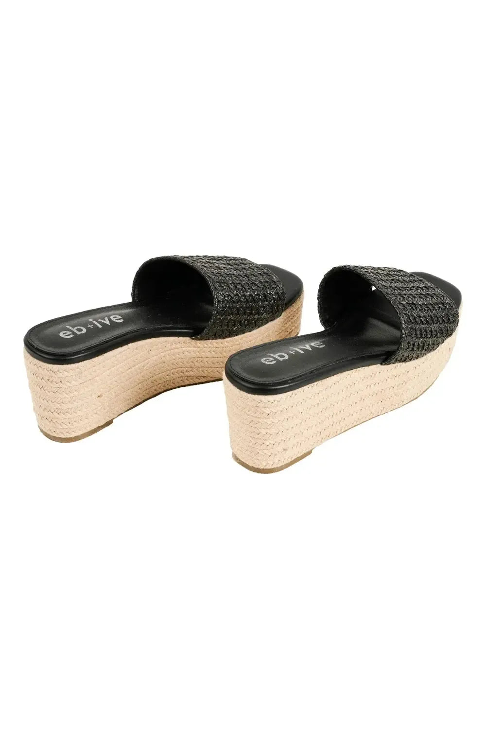 Paloma Wedge - Black-Footwear-Eb & Ive-The Bay Room