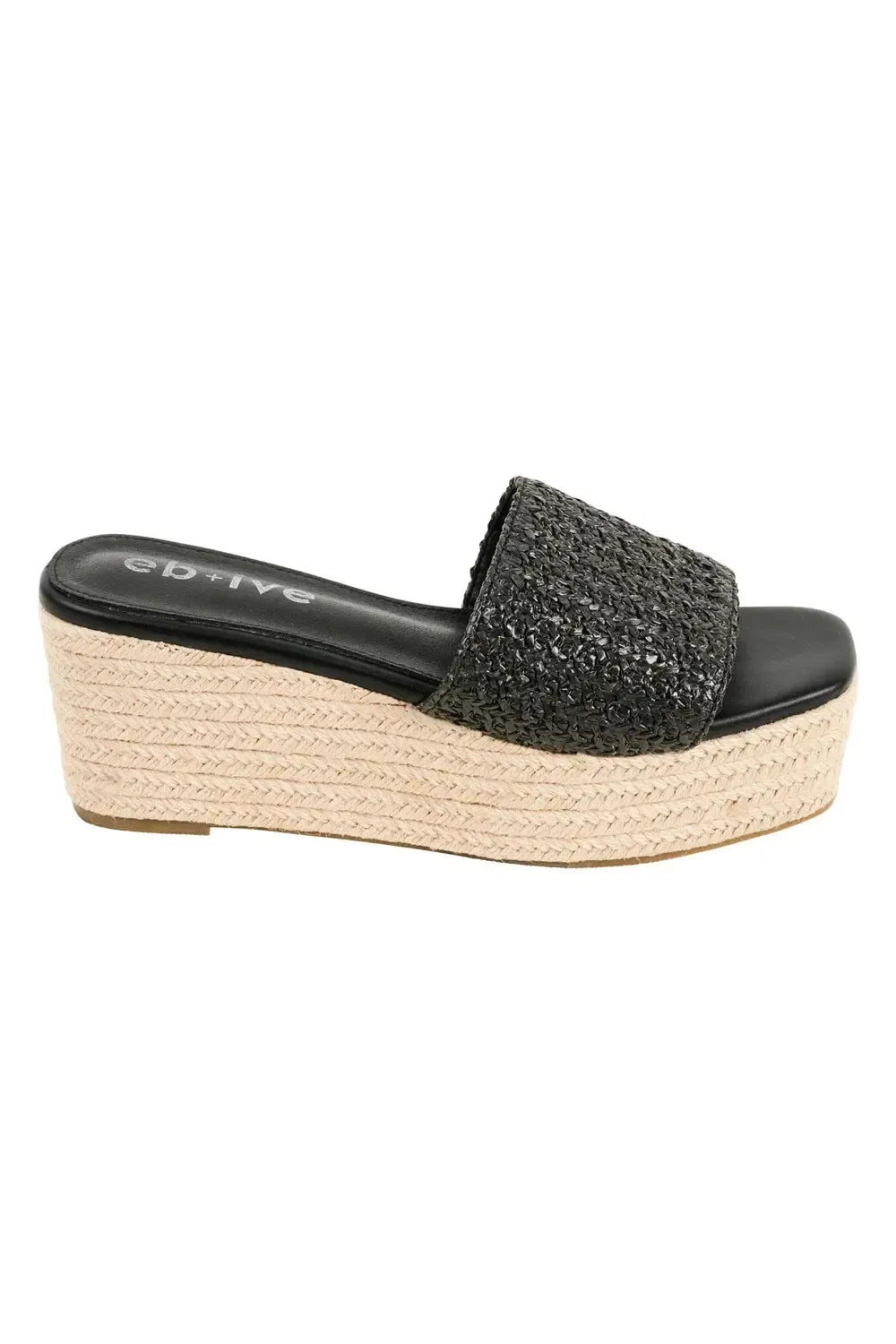 Paloma Wedge - Black-Footwear-Eb & Ive-The Bay Room