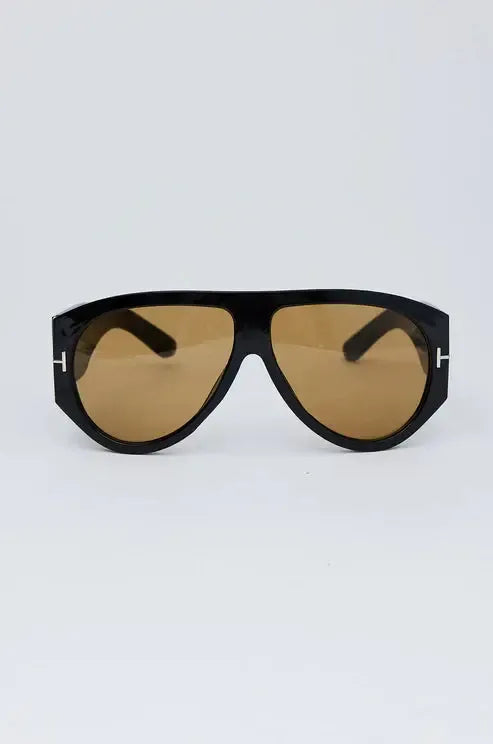 Paparazzi Sunglasses - Black-Headwear & Sunglasses-Holiday-The Bay Room