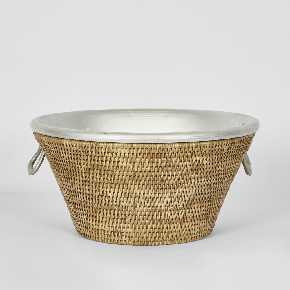 Paume Rattan Drinks Cooler Natural-Dining & Entertaining-Florabelle-The Bay Room