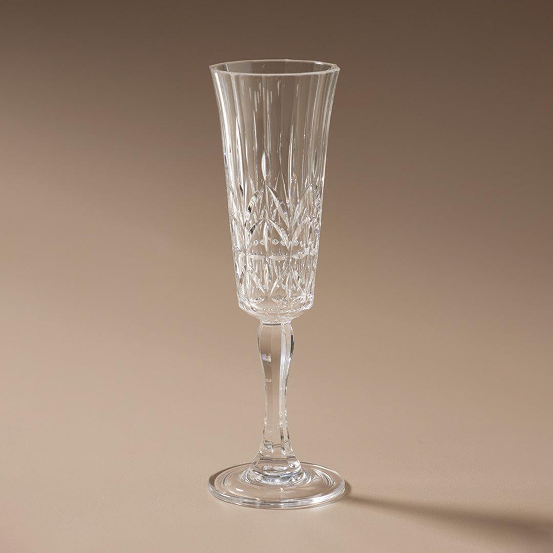 Pavilion Acrylic Champagne Flute - Clear-Dining & Entertaining-Indigo Love-The Bay Room