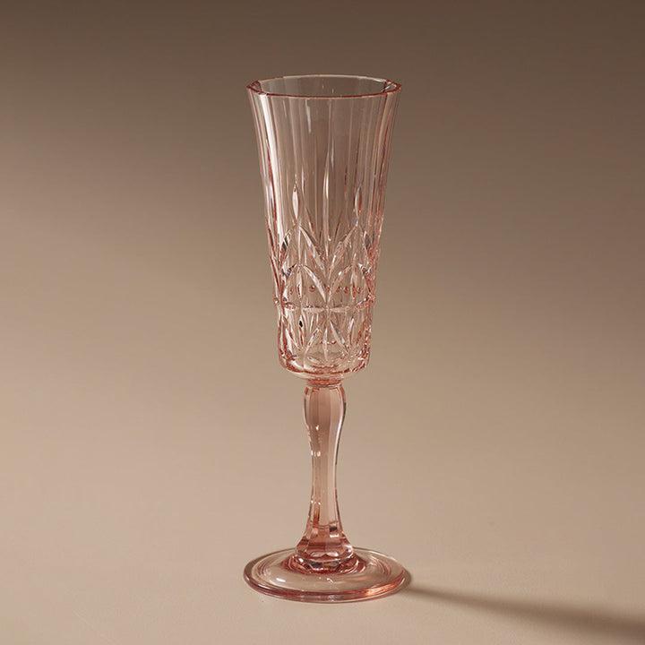 Pavilion Acrylic Champagne Flute - Pale Pink-Dining & Entertaining-Indigo Love-The Bay Room