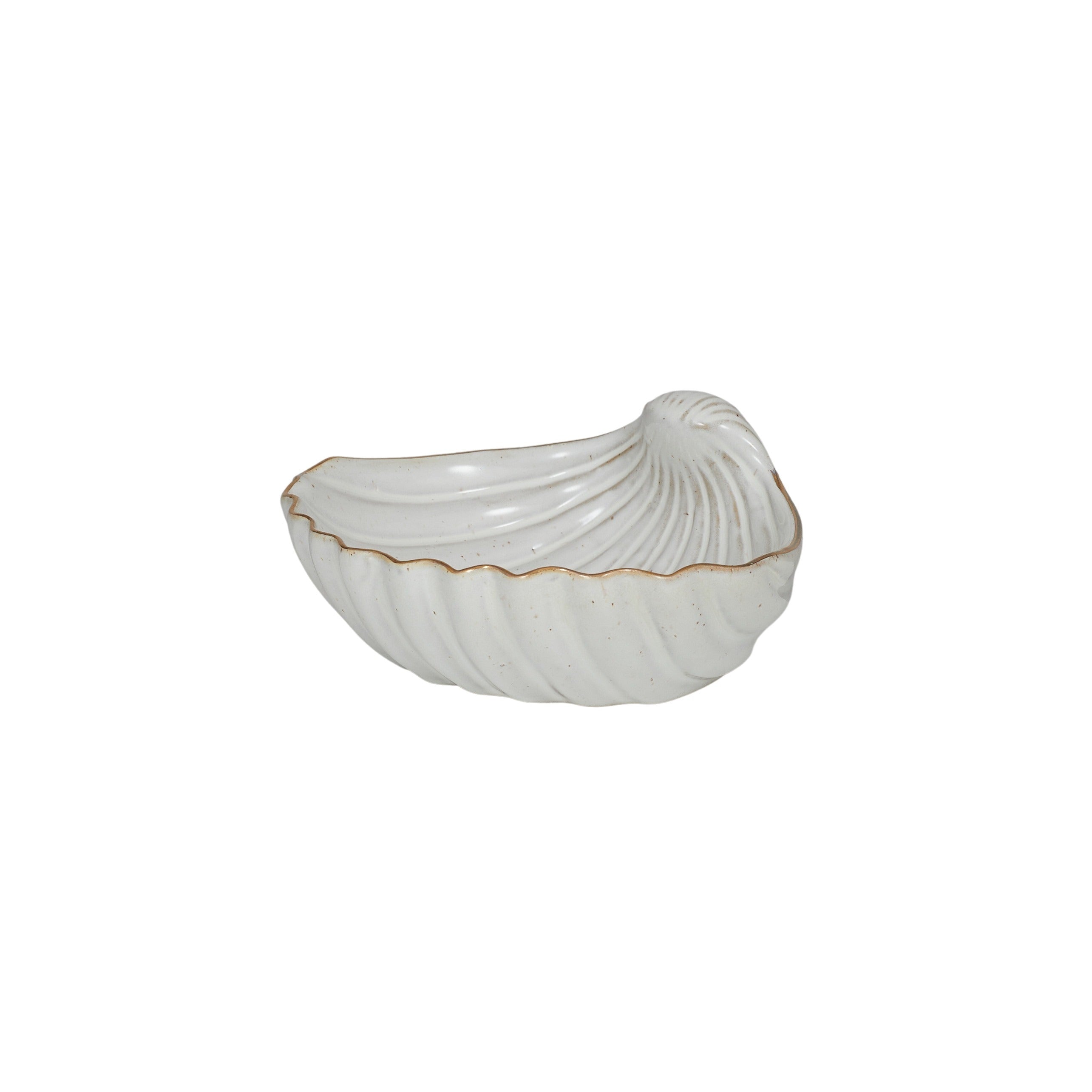Pearl Ceramic Shell Bow l 15x13.5x7cm-Decor Items-Coast To Coast Home-The Bay Room
