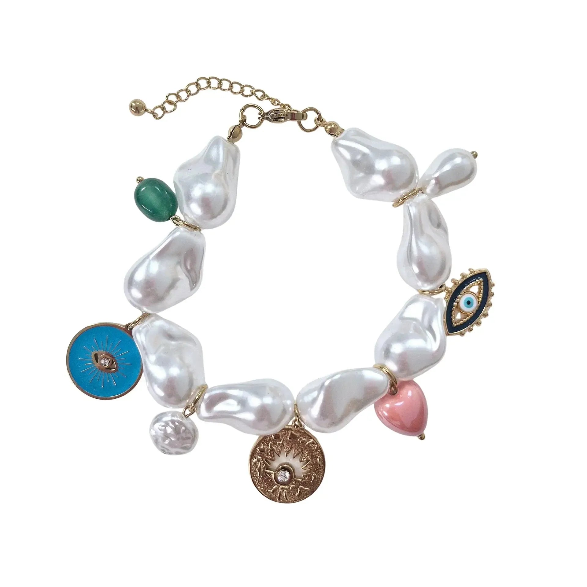 Pearl Charm Bracelet-Jewellery-Zoda-The Bay Room